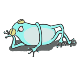polite frog sticker #5582792
