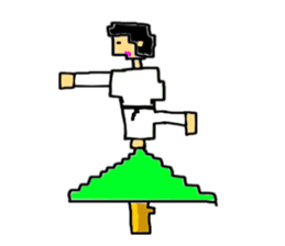 There is a KARATE game tomorrow. sticker #5583026