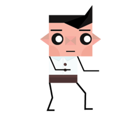 Paul- The Square face sticker #5583052