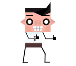 Paul- The Square face sticker #5583053