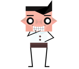 Paul- The Square face sticker #5583054