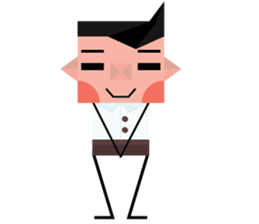 Paul- The Square face sticker #5583055