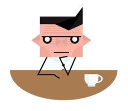 Paul- The Square face sticker #5583056