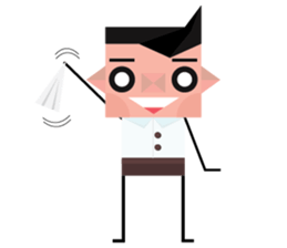 Paul- The Square face sticker #5583057