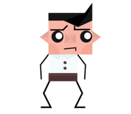 Paul- The Square face sticker #5583058