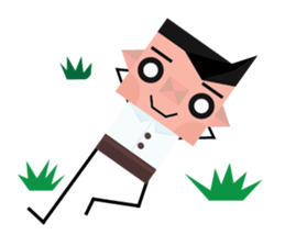 Paul- The Square face sticker #5583059