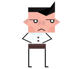 Paul- The Square face sticker #5583062