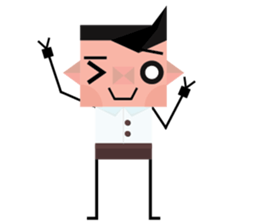 Paul- The Square face sticker #5583063