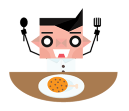 Paul- The Square face sticker #5583066