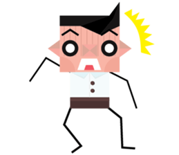 Paul- The Square face sticker #5583067