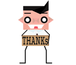 Paul- The Square face sticker #5583068