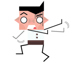 Paul- The Square face sticker #5583072