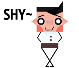 Paul- The Square face sticker #5583073