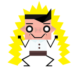 Paul- The Square face sticker #5583075