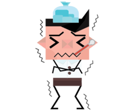 Paul- The Square face sticker #5583078