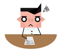 Paul- The Square face sticker #5583080