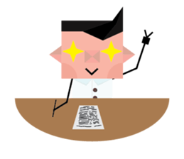 Paul- The Square face sticker #5583081