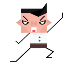 Paul- The Square face sticker #5583082