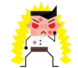 Paul- The Square face sticker #5583084