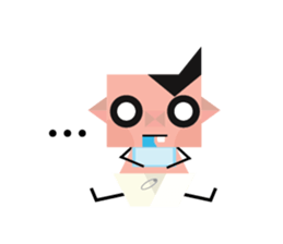 Paul- The Square face sticker #5583091