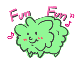 a soft sheep and agirl sticker #5583101