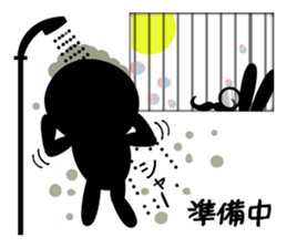 Gentleman rabbit Mr. carrots sticker #5583921