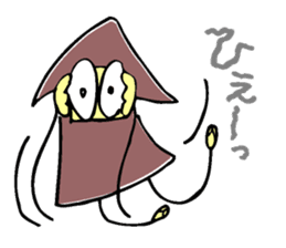 Funny squid ninja sticker #5584121