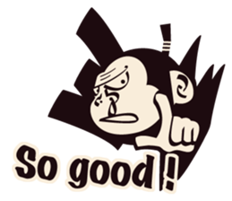 SAMURAI OSARU ver.English sticker #5584684