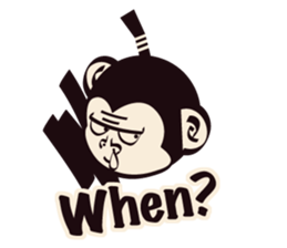 SAMURAI OSARU ver.English sticker #5584689