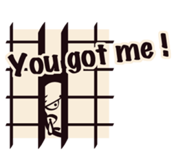 SAMURAI OSARU ver.English sticker #5584692