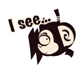 SAMURAI OSARU ver.English sticker #5584696