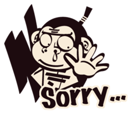 SAMURAI OSARU ver.English sticker #5584698