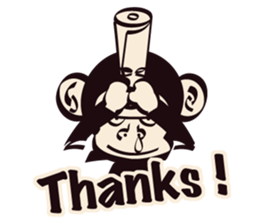 SAMURAI OSARU ver.English sticker #5584700