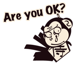 SAMURAI OSARU ver.English sticker #5584703