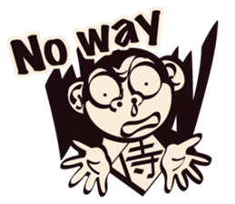 SAMURAI OSARU ver.English sticker #5584705