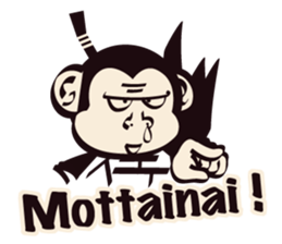 SAMURAI OSARU ver.English sticker #5584706