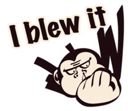 SAMURAI OSARU ver.English sticker #5584713