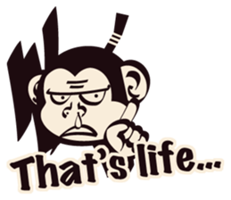 SAMURAI OSARU ver.English sticker #5584714