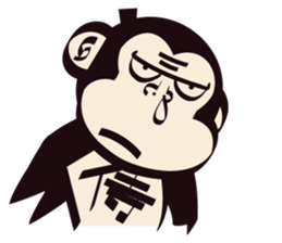 SAMURAI OSARU ver.English sticker #5584716