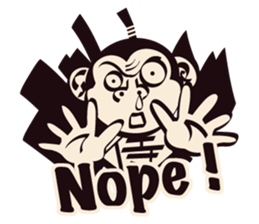 SAMURAI OSARU ver.English sticker #5584721