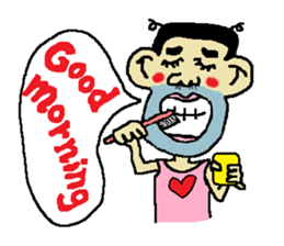 Man bad feeliing cute and fun sticker #5584765