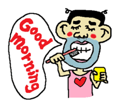 Man bad feeliing cute and fun sticker #5584765