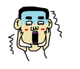 Man bad feeliing cute and fun sticker #5584767