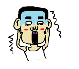 Man bad feeliing cute and fun sticker #5584767