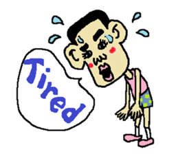 Man bad feeliing cute and fun sticker #5584771