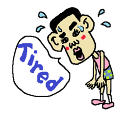 Man bad feeliing cute and fun sticker #5584771