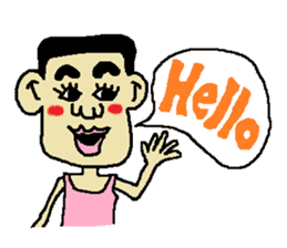 Man bad feeliing cute and fun sticker #5584777