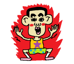 Man bad feeliing cute and fun sticker #5584780