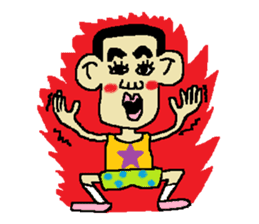 Man bad feeliing cute and fun sticker #5584780