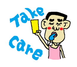 Man bad feeliing cute and fun sticker #5584781